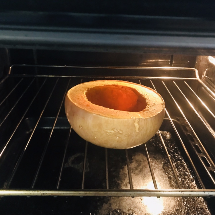 奶油南瓜窩雲朵蛋 Oven-baked Butternut Squash with Cloud Egg[蛋素Ovo Veg](無油低卡)的做法 步骤7