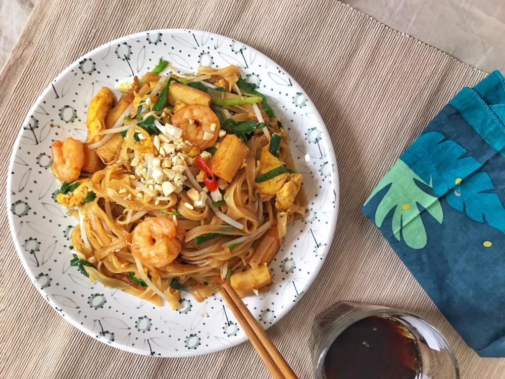 泰式虾仁炒河粉【食材包操作说明】