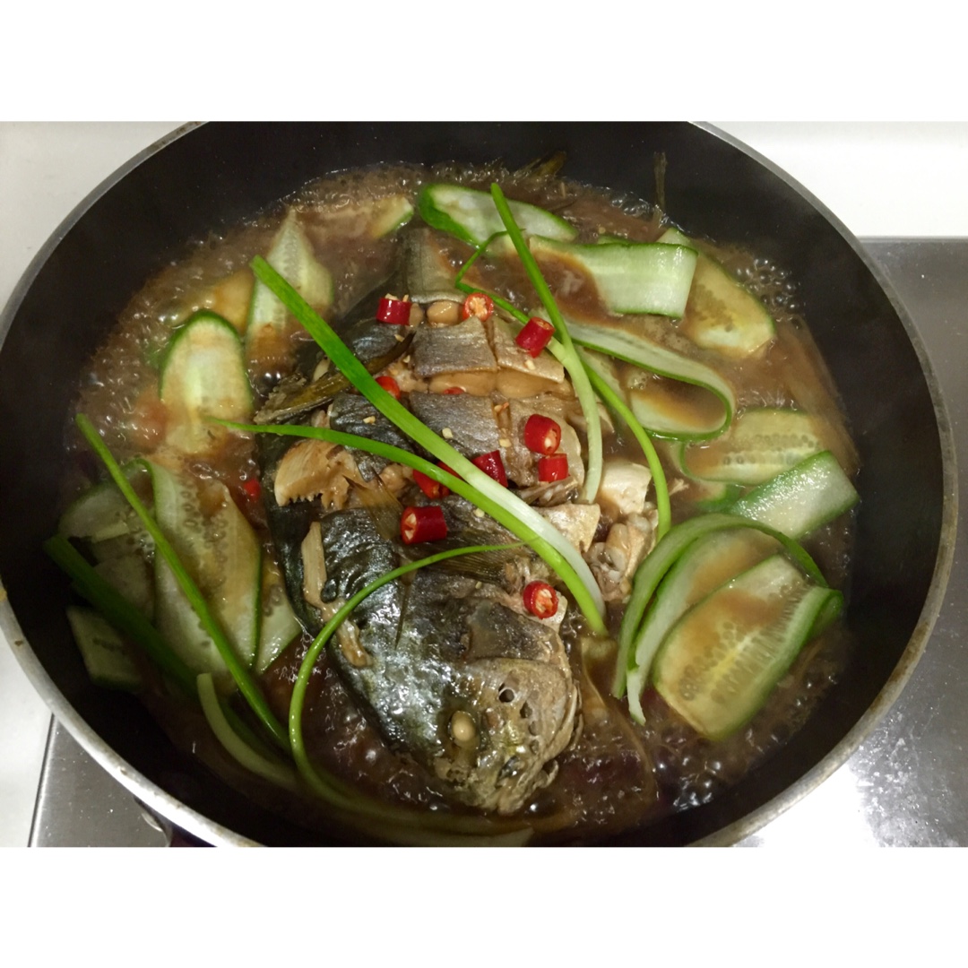 红烧金鲳鱼
