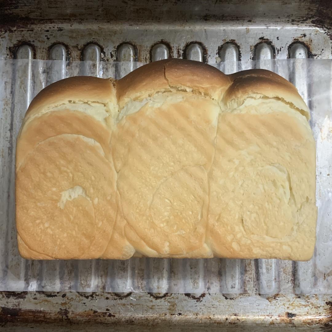 超软拉丝牛奶吐司🍞一次发酵