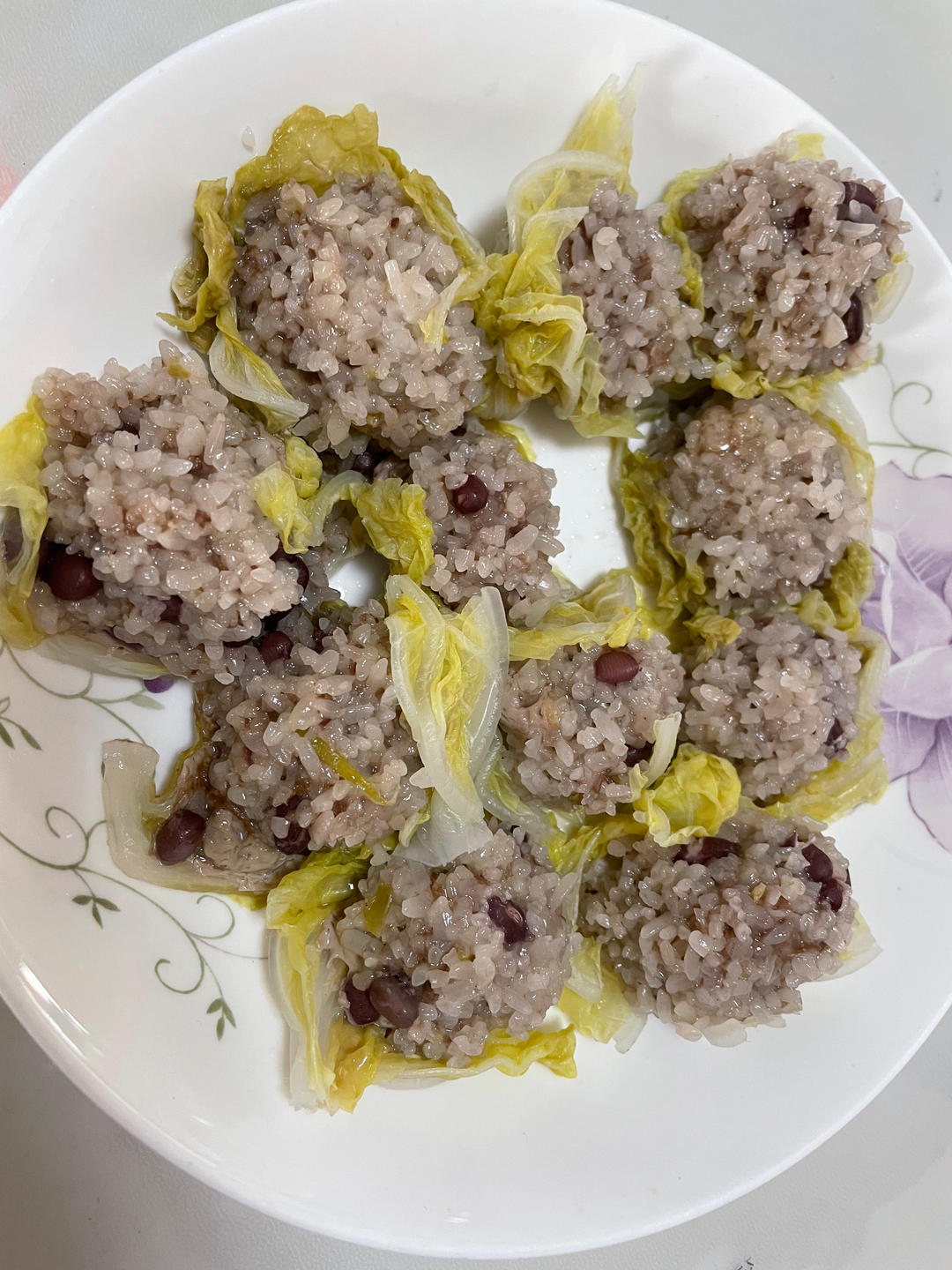 香芋糯米肉丸子(蒸菜)