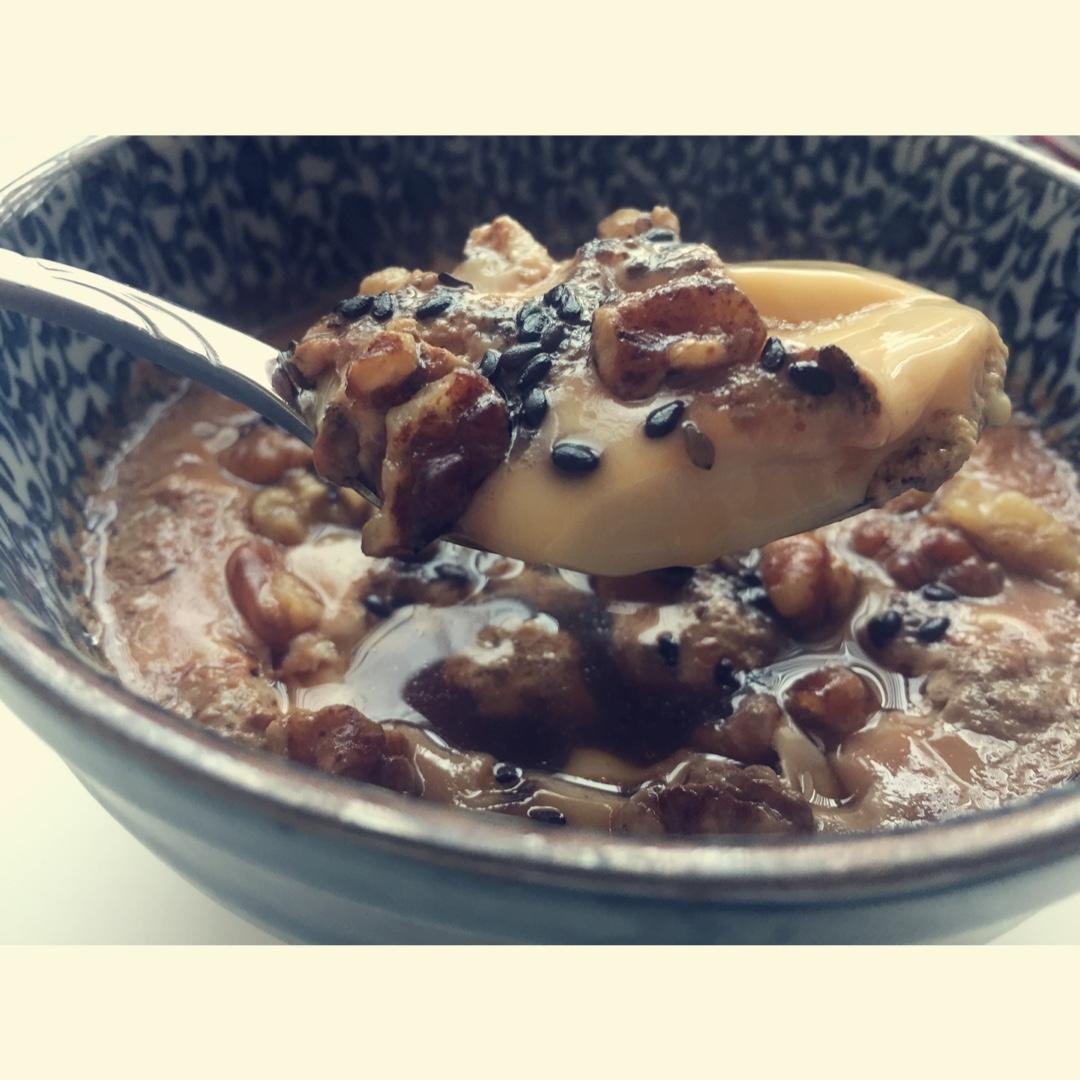 红糖姜汁核桃调蛋