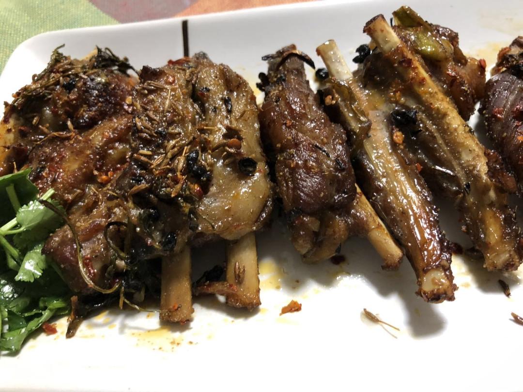 孜然烤羊排