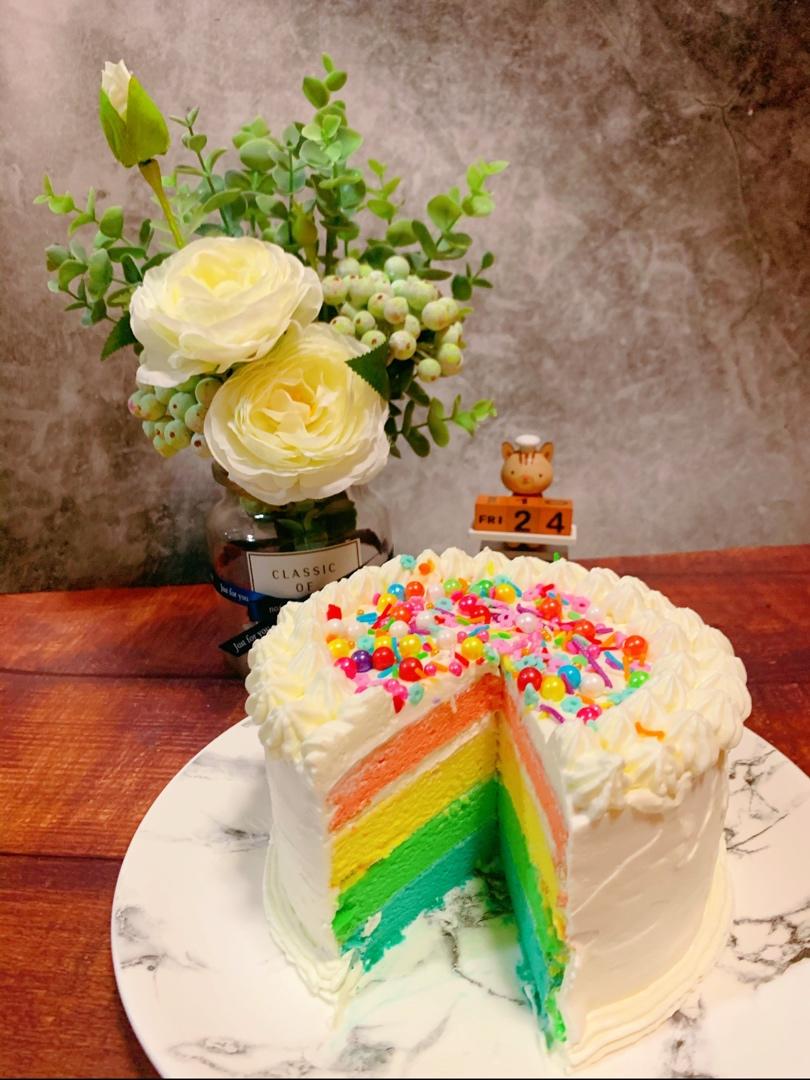 6寸彩虹蛋糕