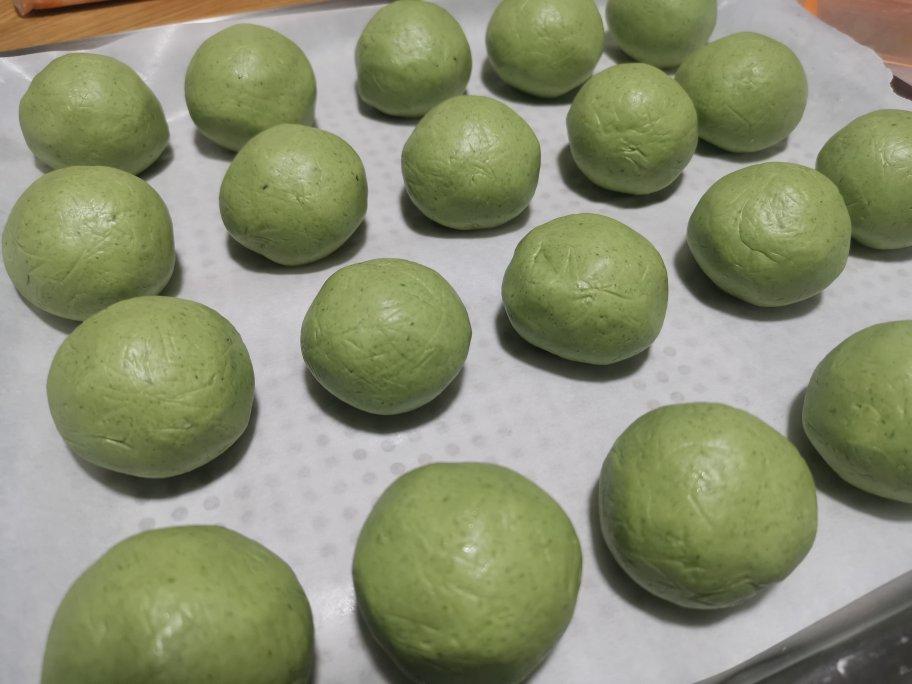 超详细艾草青团(咸蛋黄肉松馅）