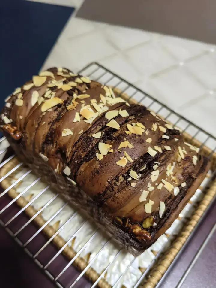 保姆级手揉巧克力吐司教程