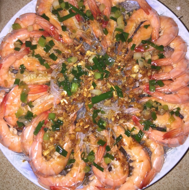 蒜蓉粉丝蒸虾