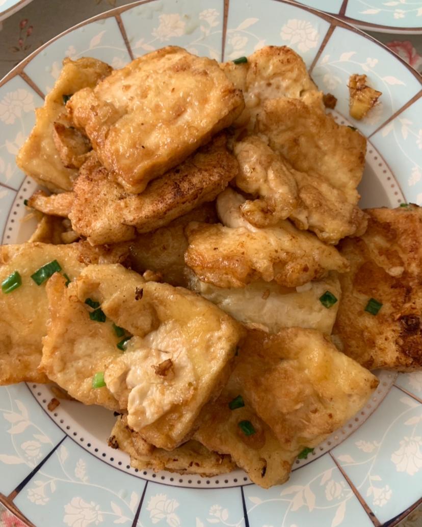 无敌好吃的香煎豆腐