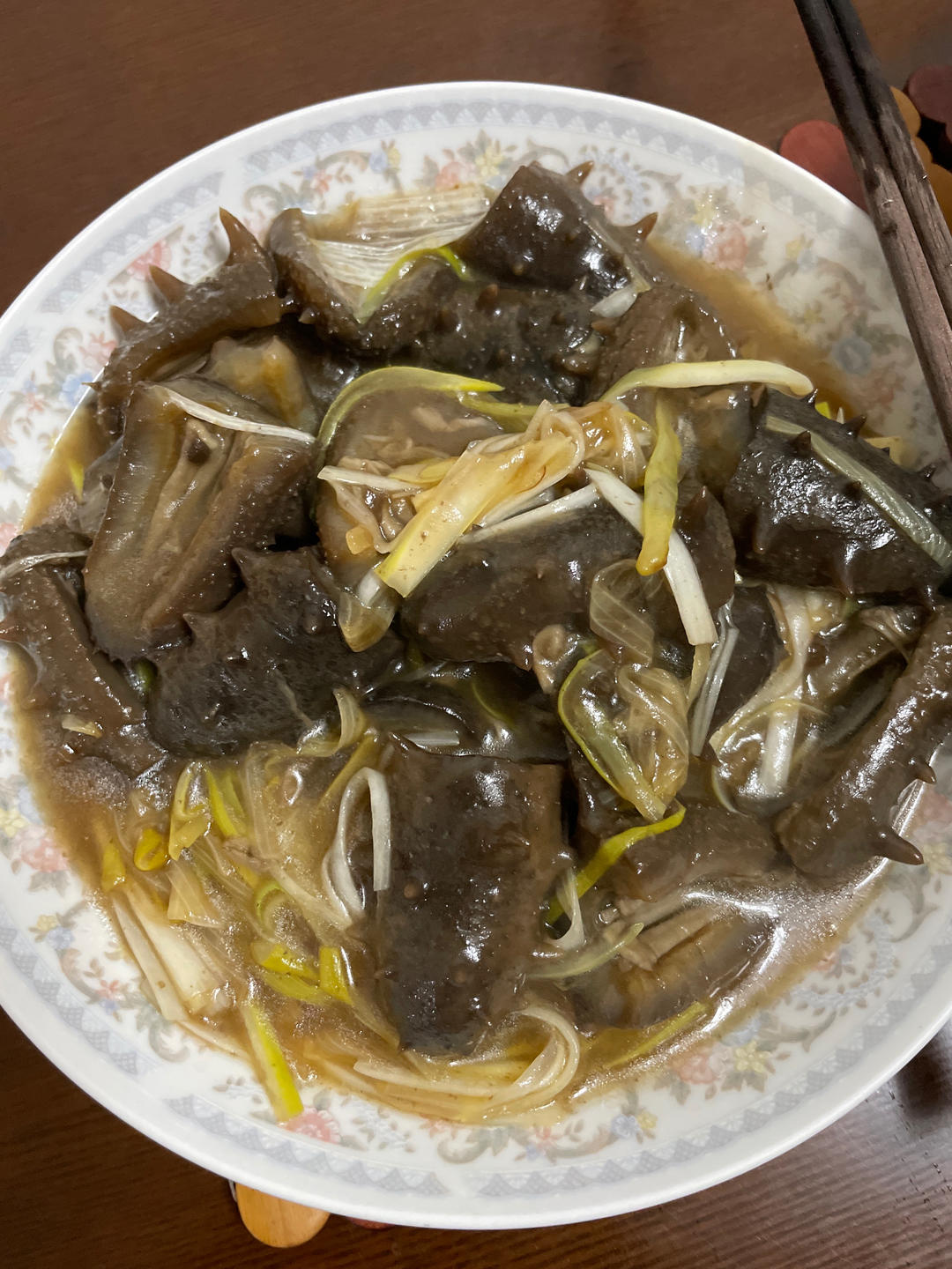 葱爆海参【最正宗的做法】