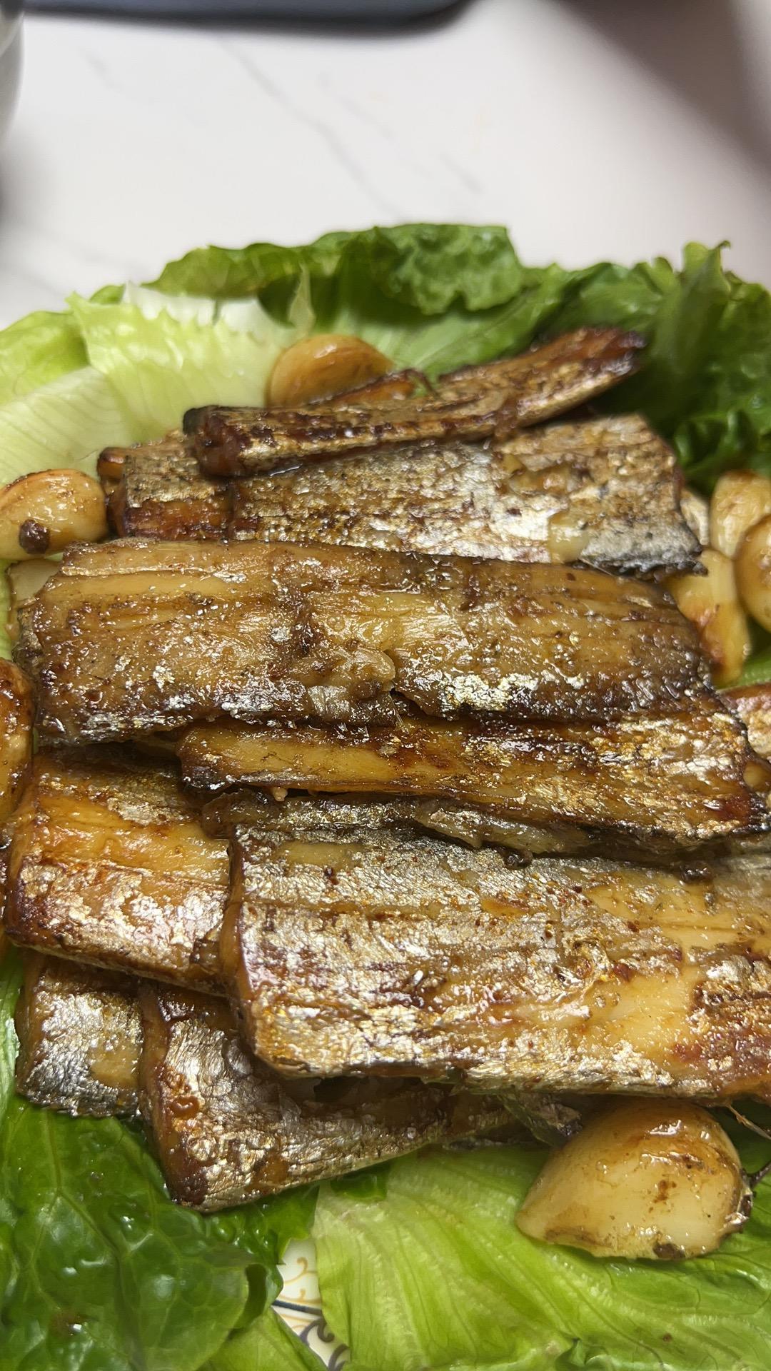 椒盐烤带鱼(烤箱版)