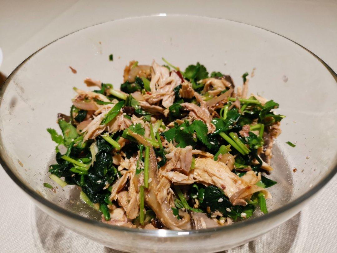 减脂健身｜凉拌手撕鸡丝（香辣&麻油版）