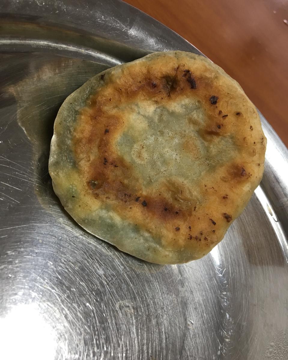 皮薄馅大～韭菜鸡蛋饼