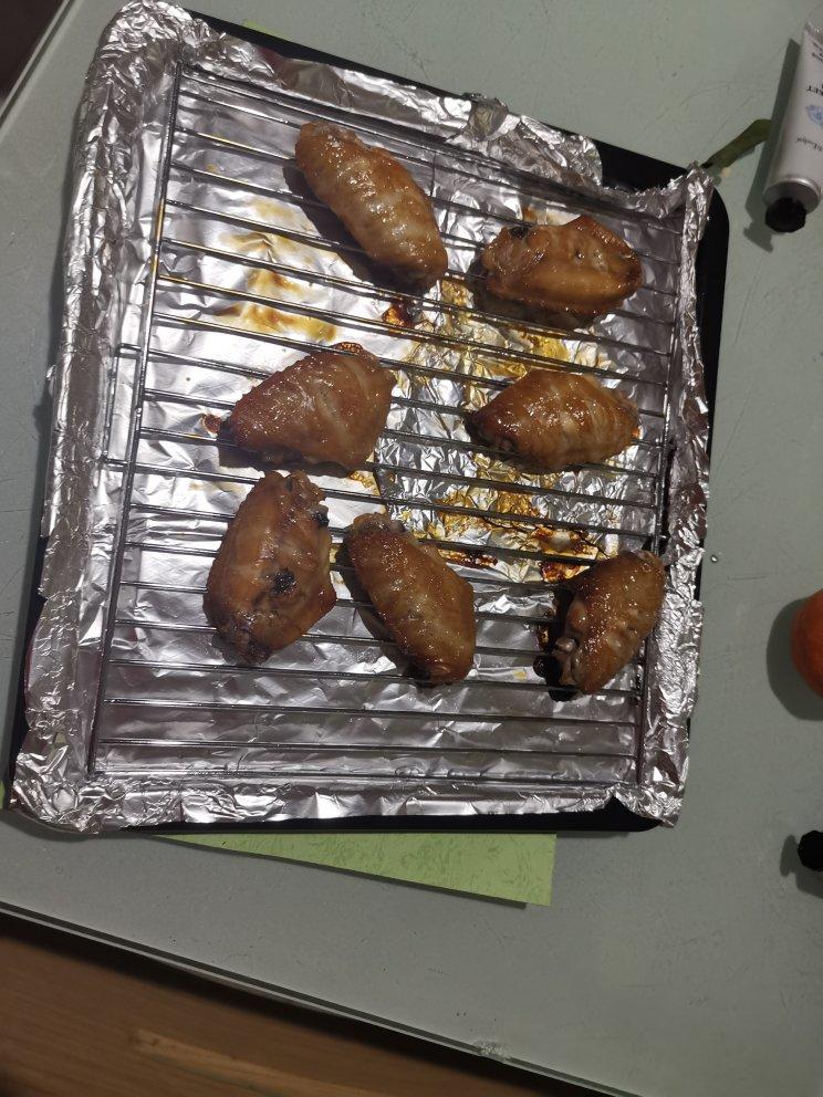 烤鸡翅，一松下NU-JT100W家用蒸烤箱