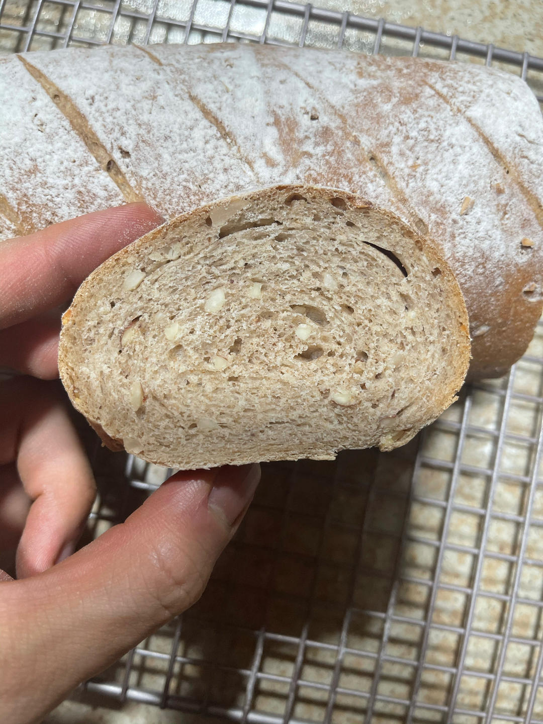 给减肥瘦身党  无糖无油全麦面包（免揉懒人版）