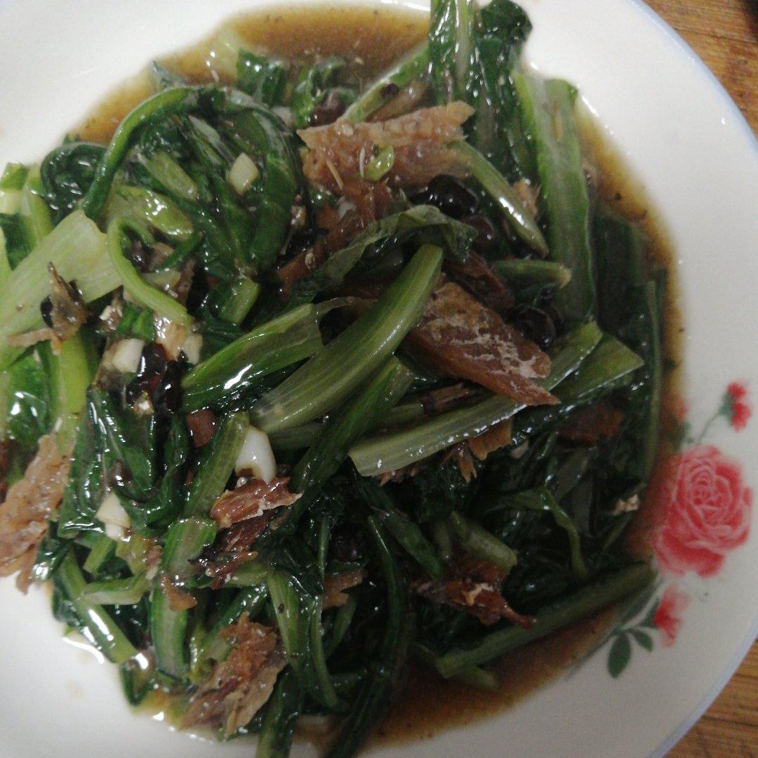 豆豉鲮鱼油麦菜