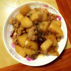 香辣土豆烧鸡块