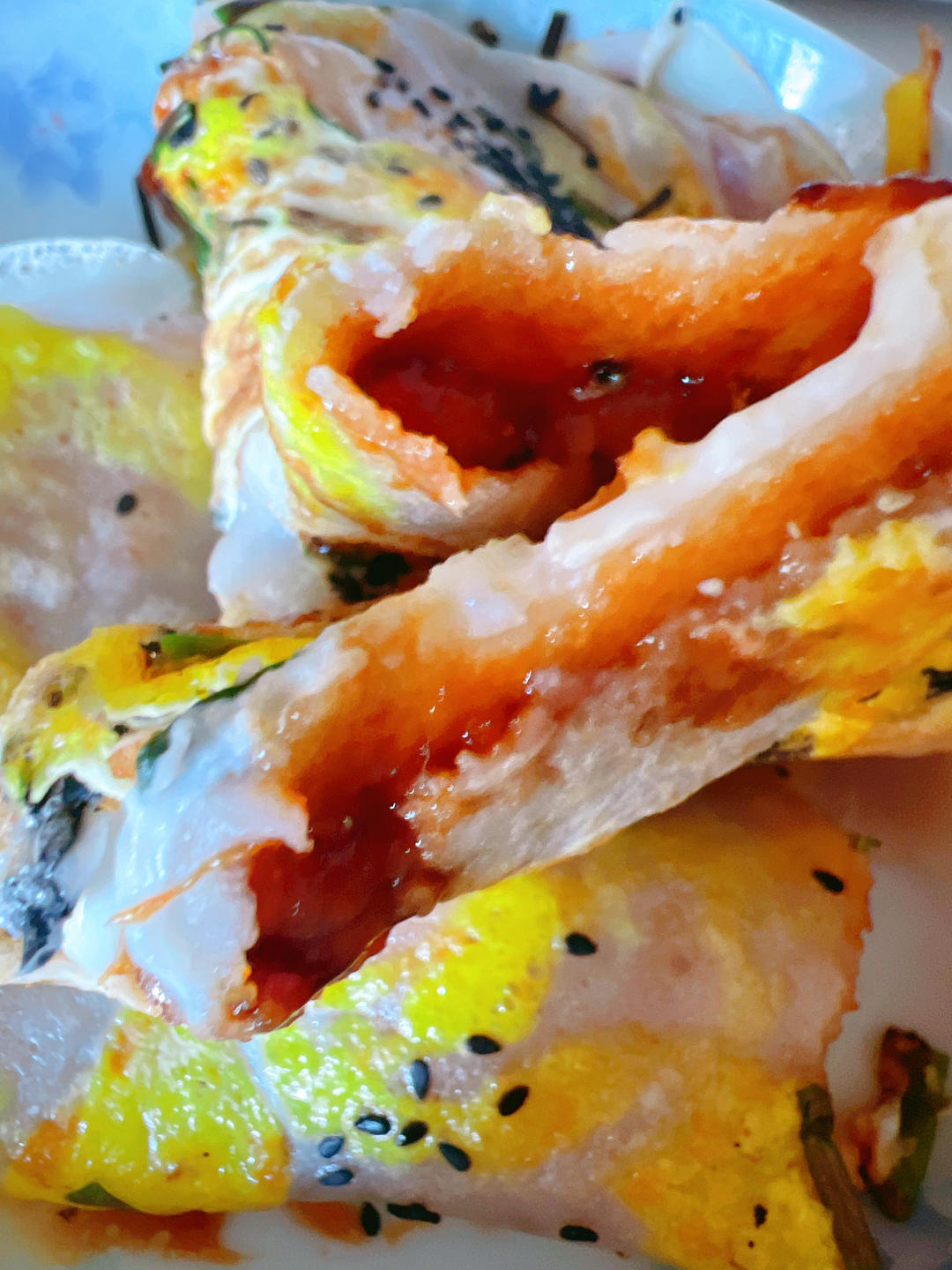 秒杀早餐摊不破皮大煎饼，步骤超详细