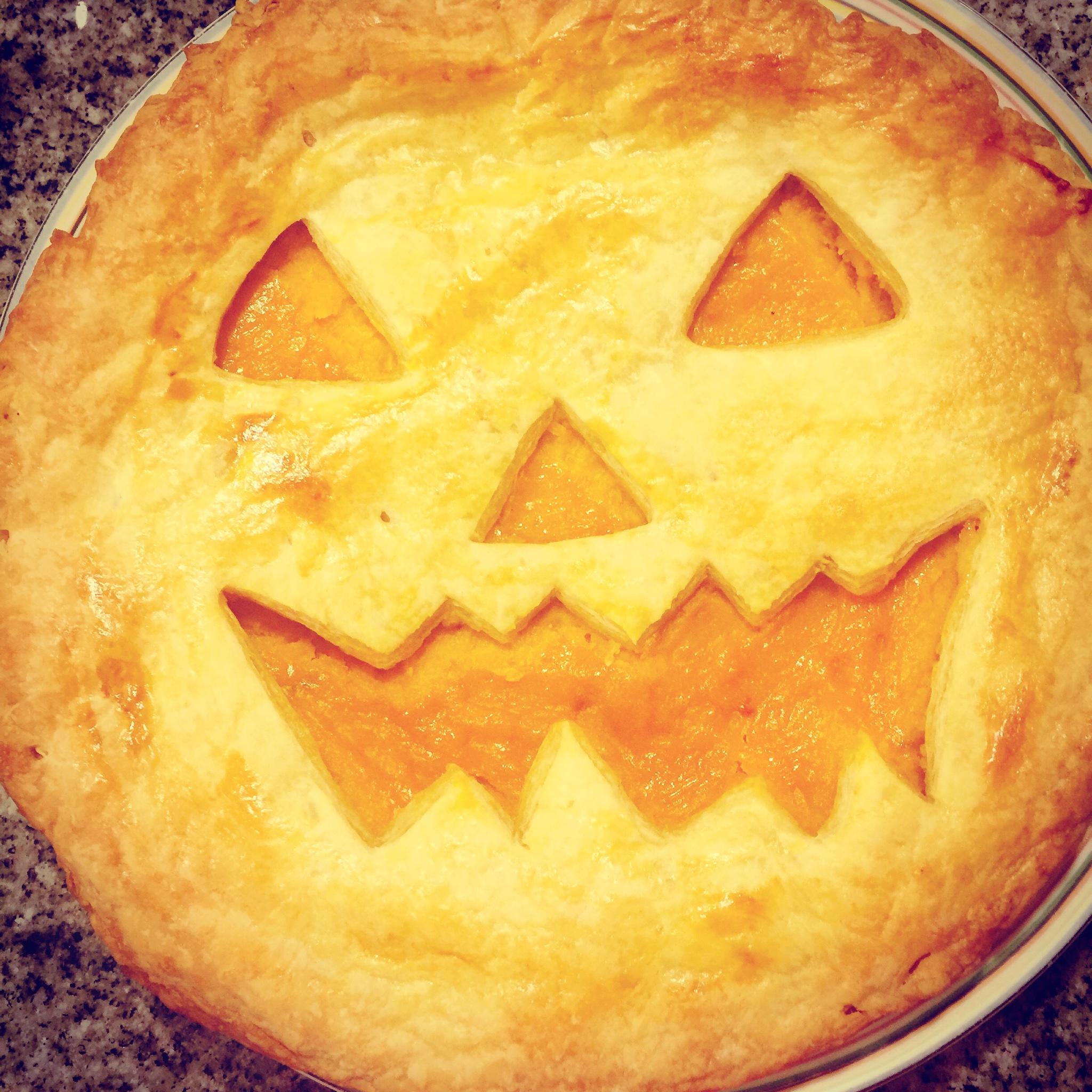 万圣节南瓜派(Pumpkin Pie For Halloween）的做法