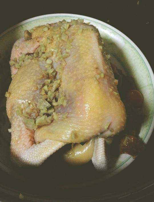 電飯煲版沙姜雞的做法 步骤4