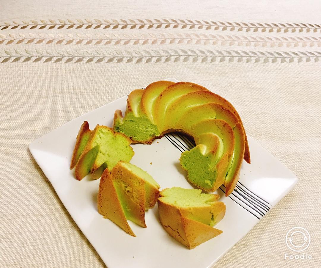 乐葵8寸菠菜戚风蛋糕
