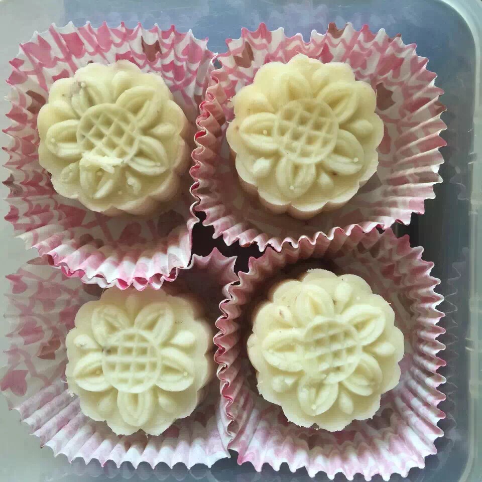 【微波红楼山药糕】无油无糖外层+红豆馅