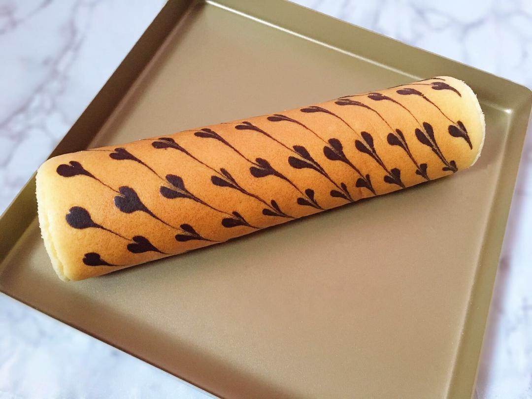 拉花蛋糕卷制作方法分享 by pink-rabbit