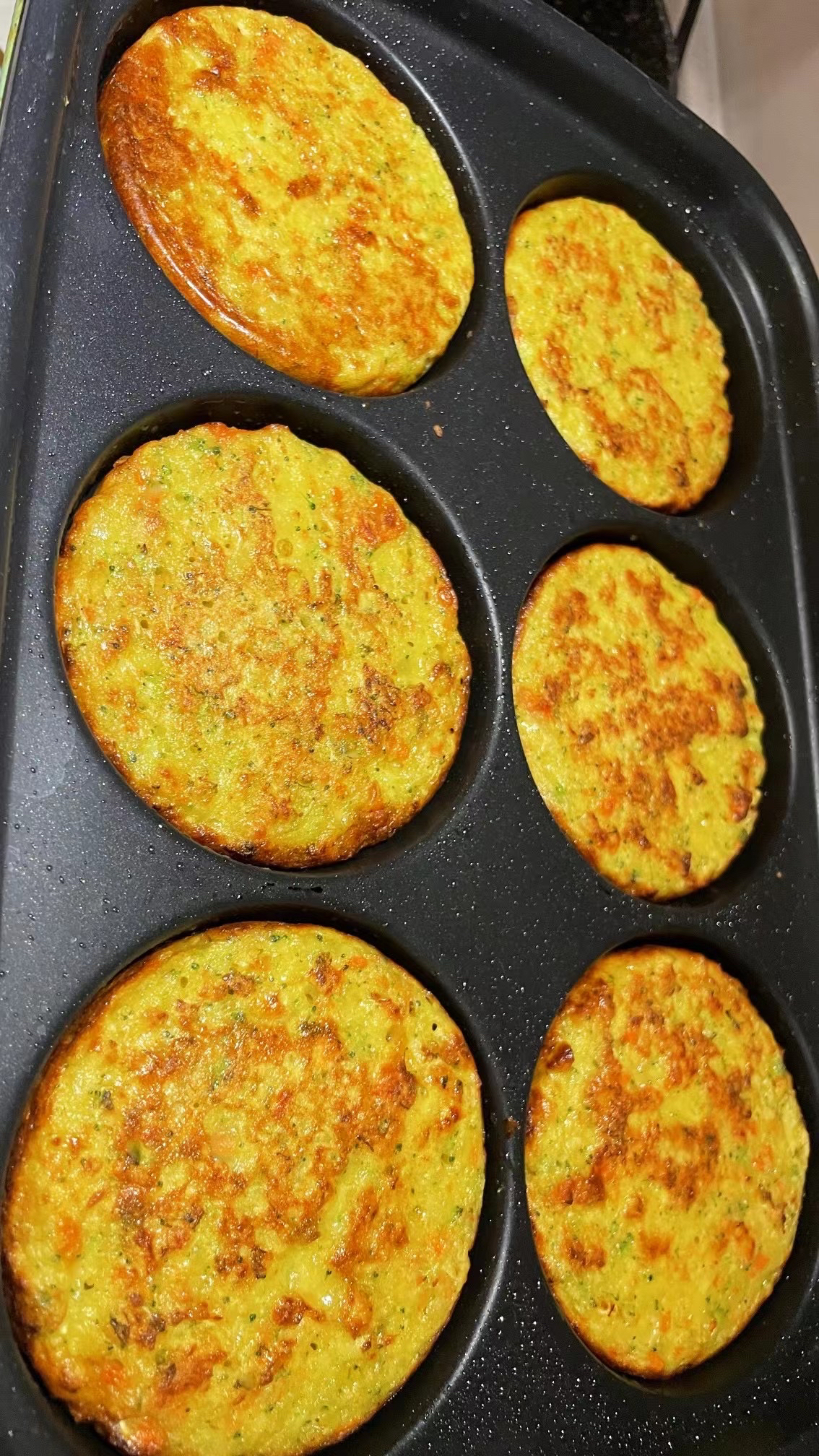 早餐:小美西兰花🥦蔬菜饼的做法