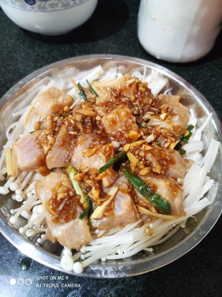 🔥好吃不胖❗️蒜蓉金针菇蒸巴沙鱼❗️