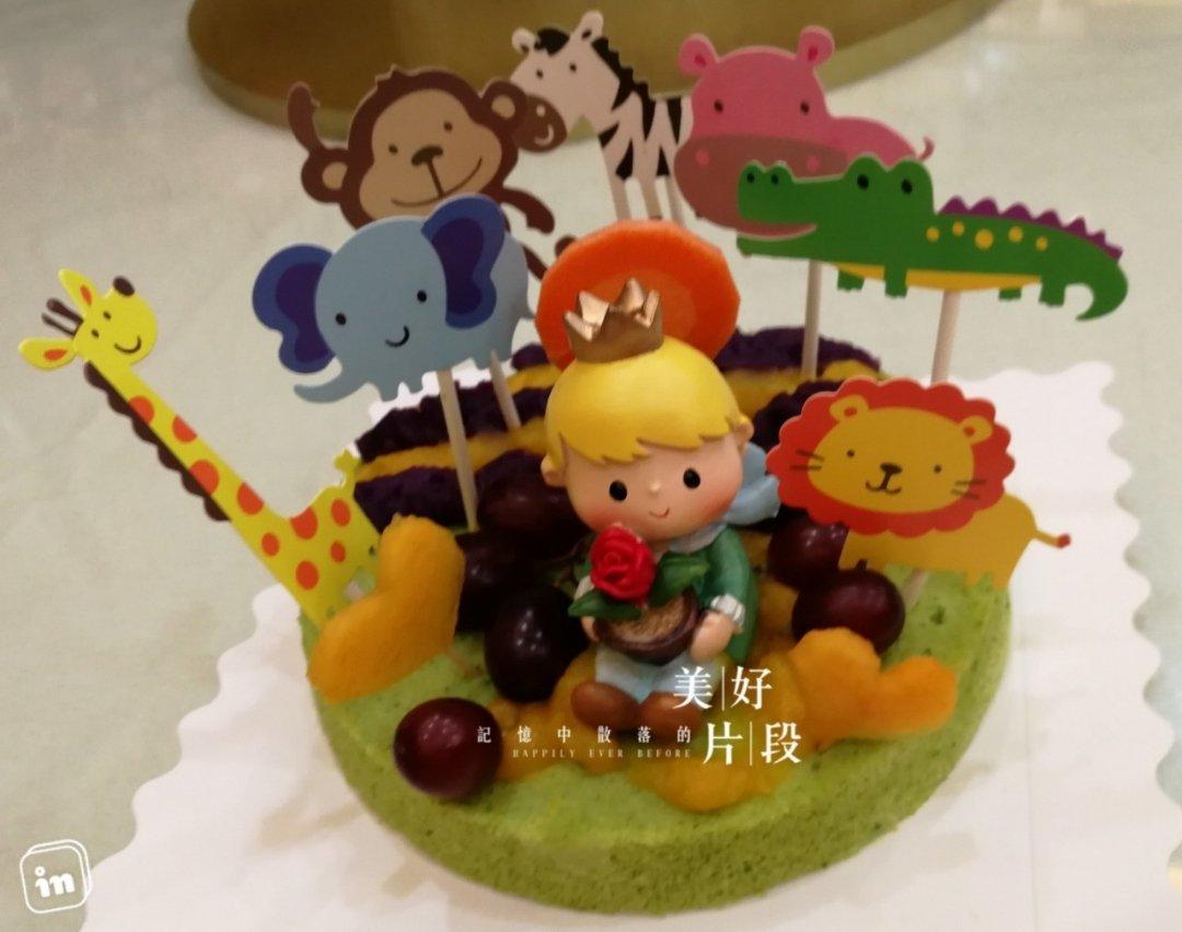 菠菜戚风蛋糕【六寸】