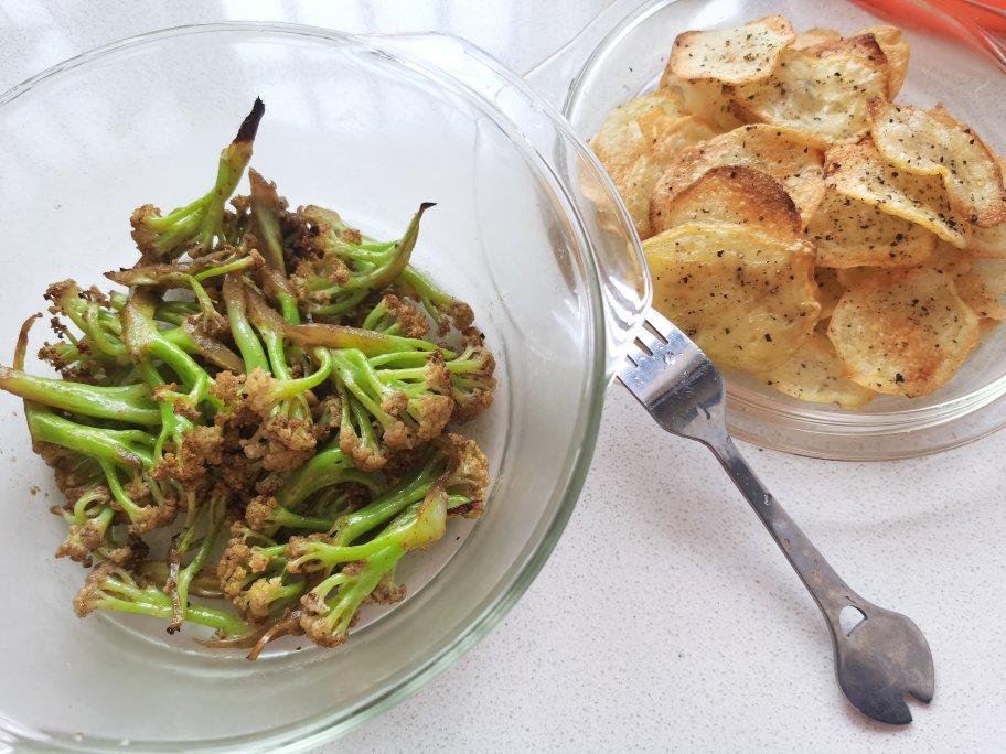 超好吃的低脂烤花菜㊙️做法简单，减脂必备