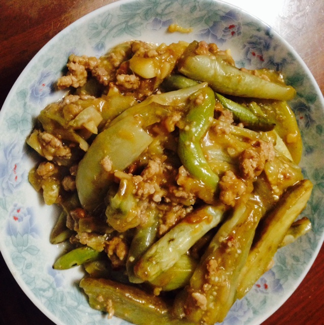 wwm_iqo1做的肉丝烧茄子