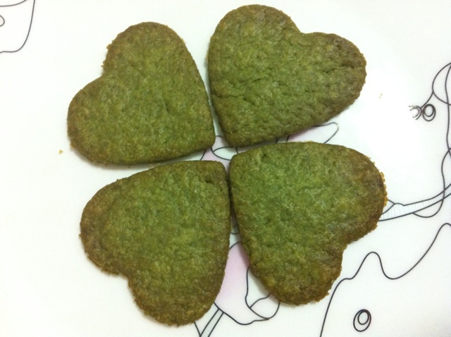 心形抹茶饼干