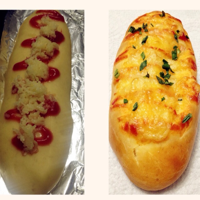 香葱芝士面包条