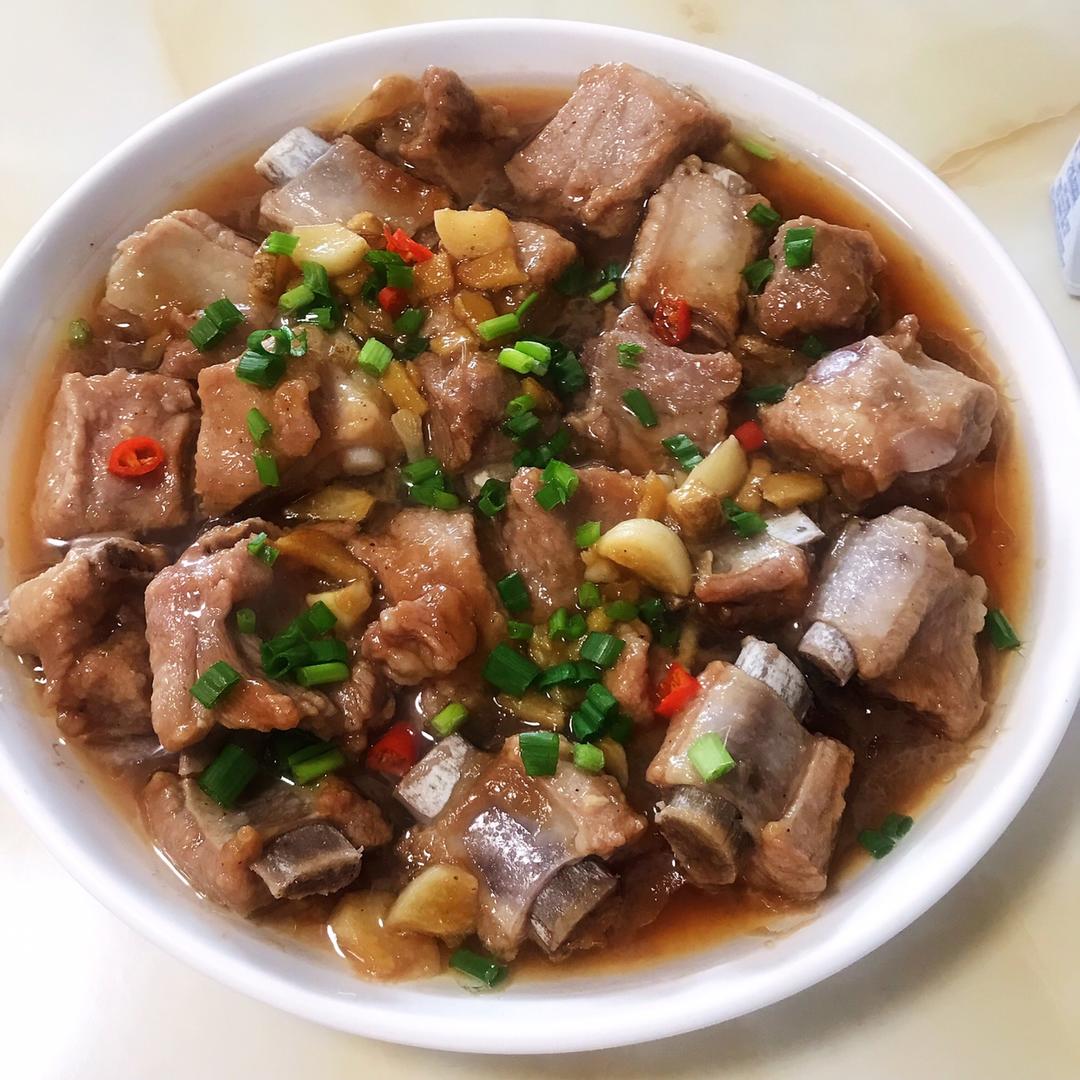 比糖醋排骨还好吃的蒸排骨（豉汁排骨电饭煲版，超级简单快手菜）