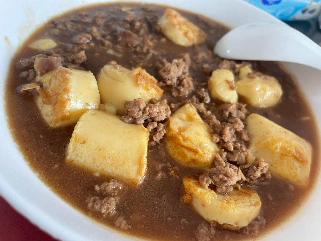 肉末日本豆腐（下饭家常菜）