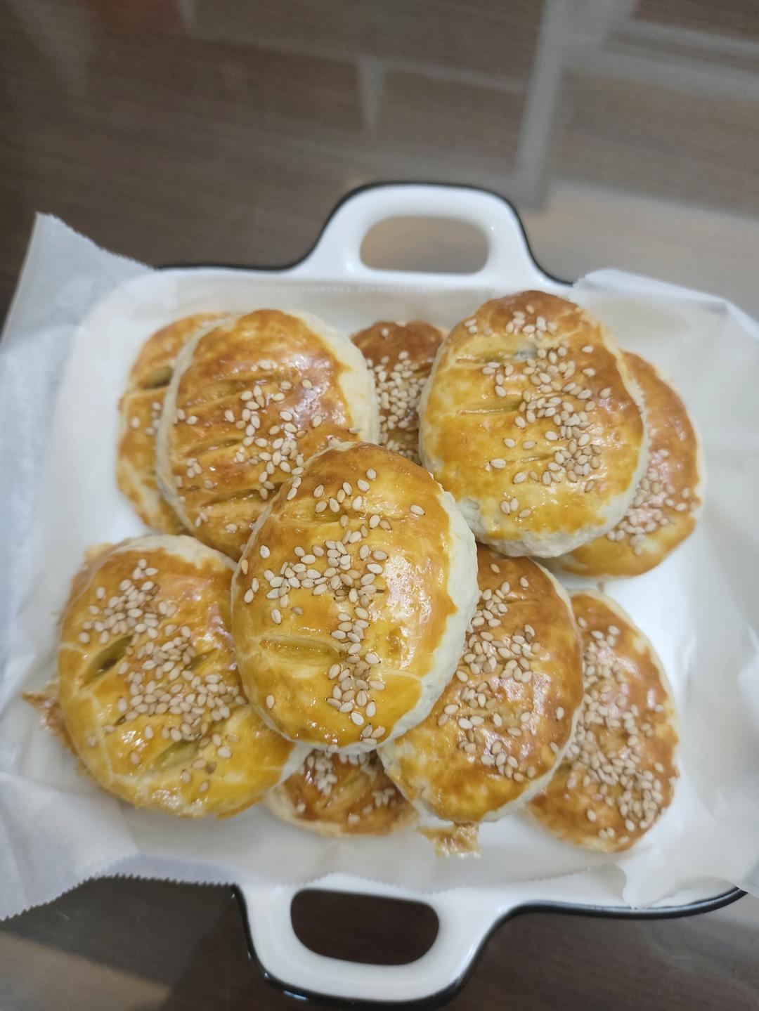 层层起酥的红豆沙酥