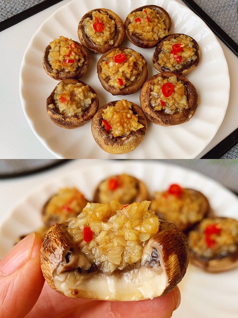 蒜蓉烤蘑菇，零失败！超级鲜美的做法