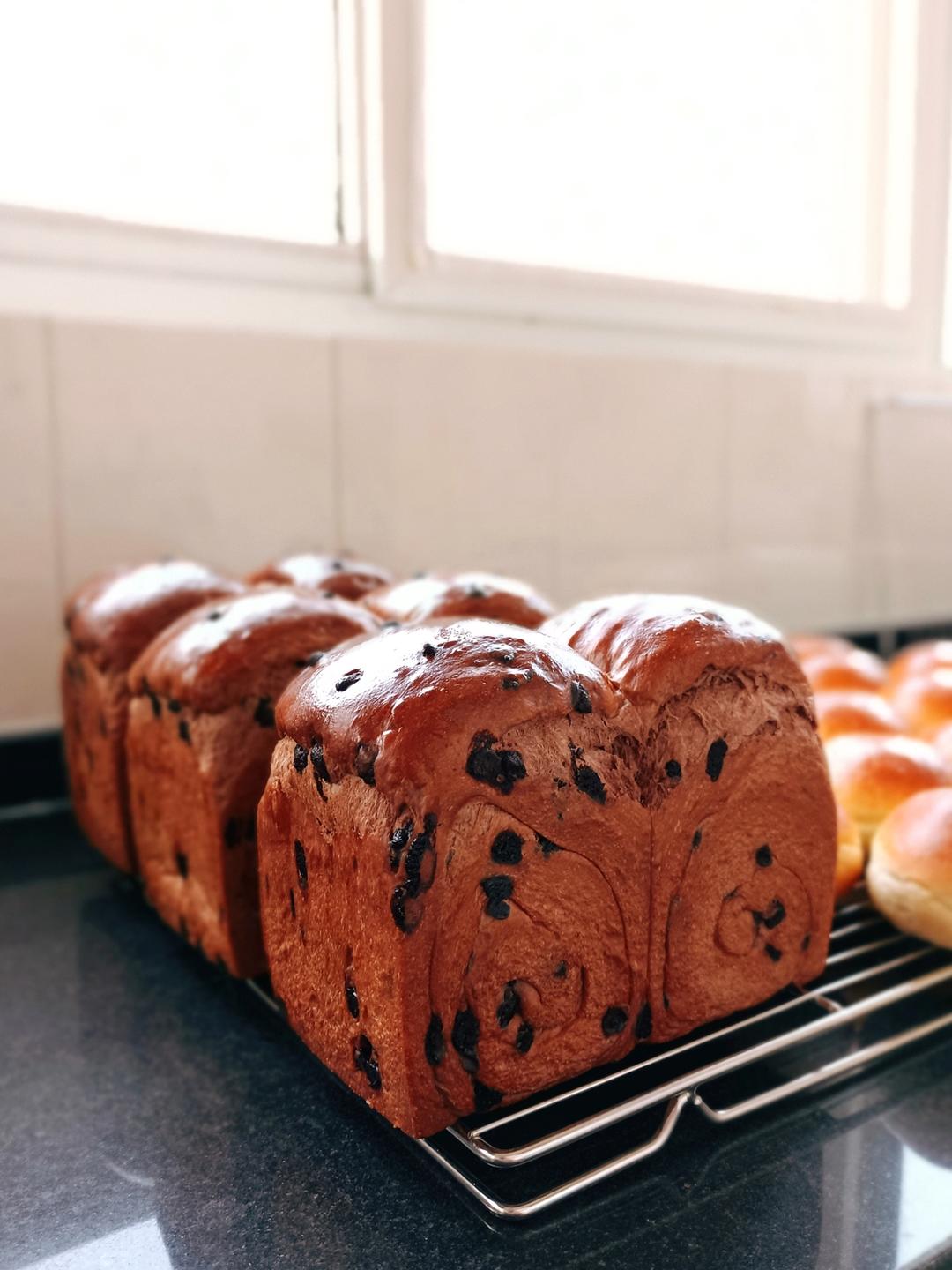 奶油巧克力吐司