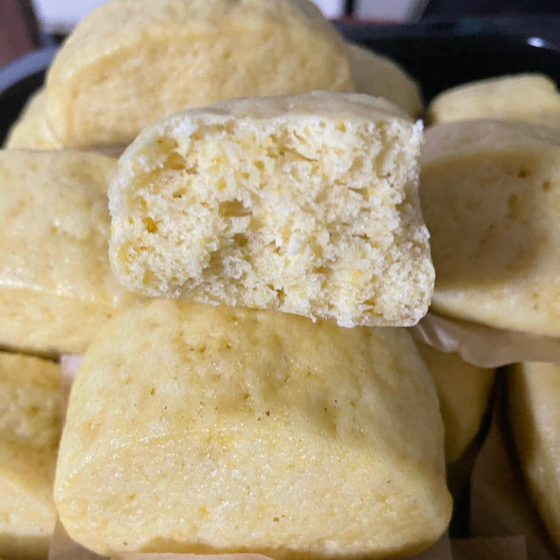 玉米面发面饼（瞎做还没完善）