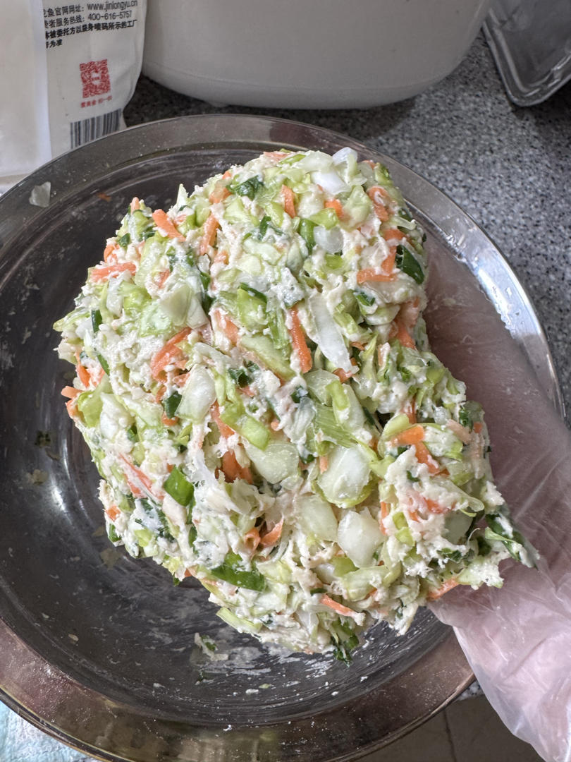 炸菜丸子