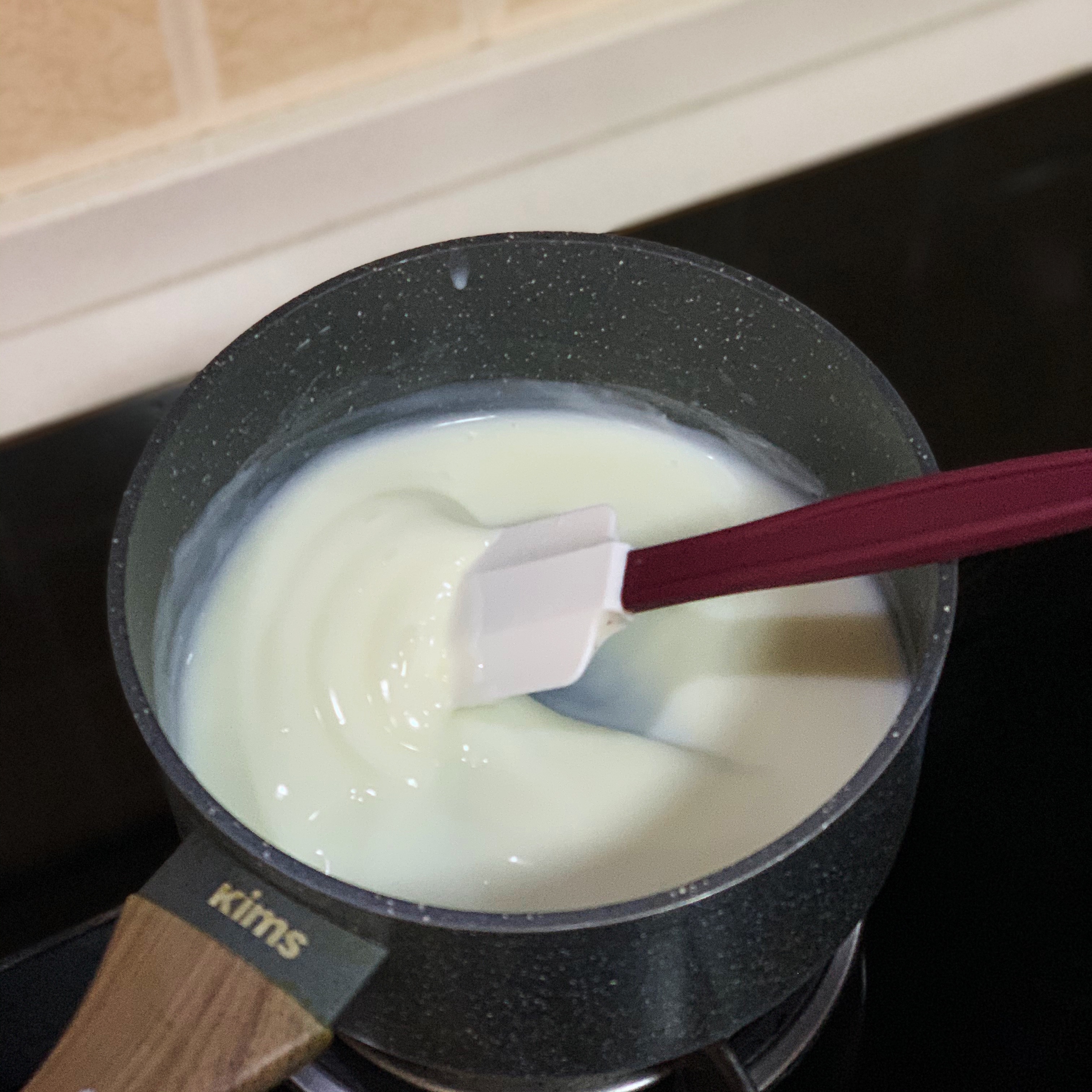 空气炸锅版炸鲜奶的做法 步骤2