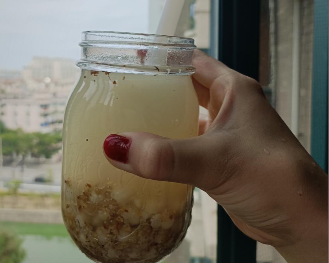 健康低卡夏日"奶茶"的做法