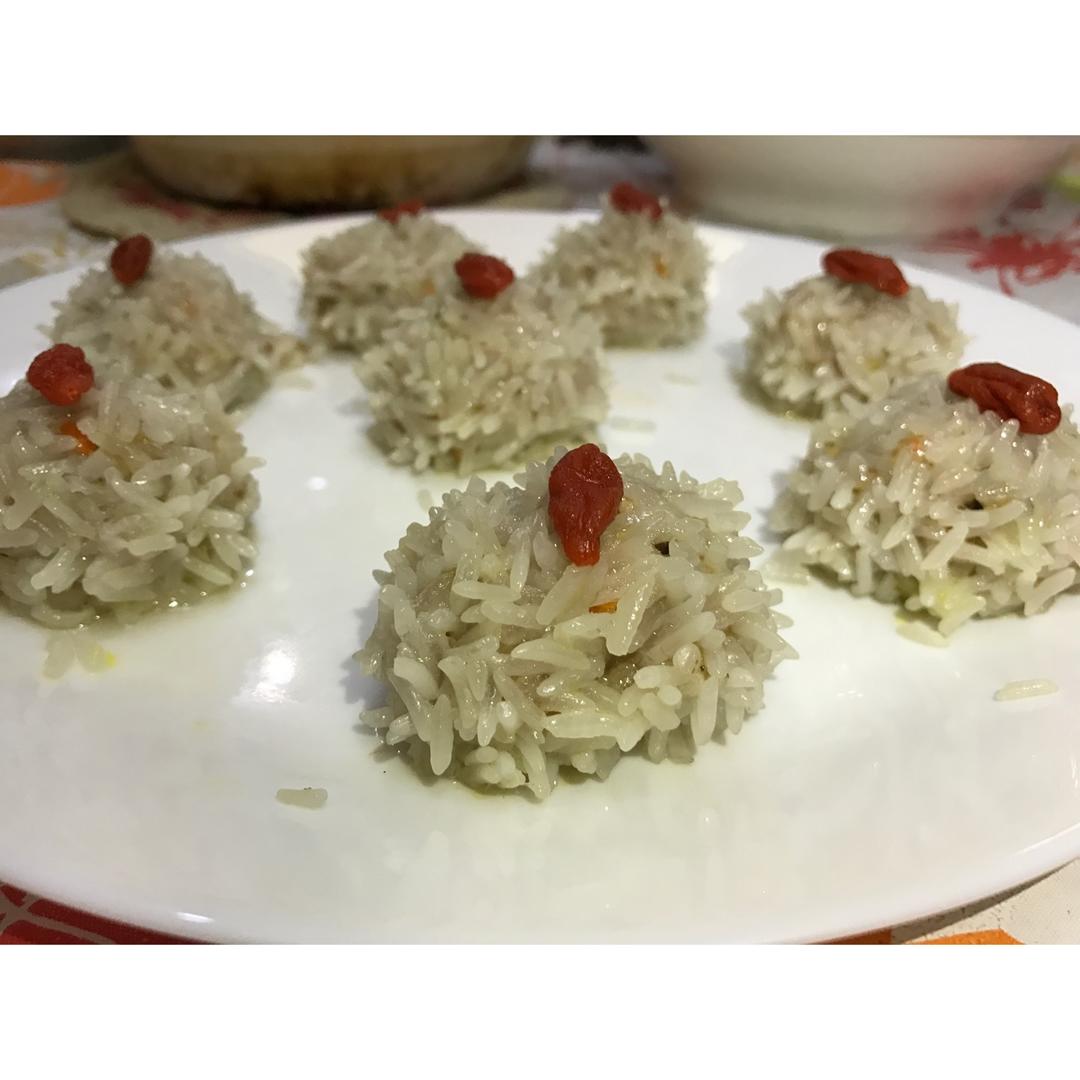 蒸糯米丸子