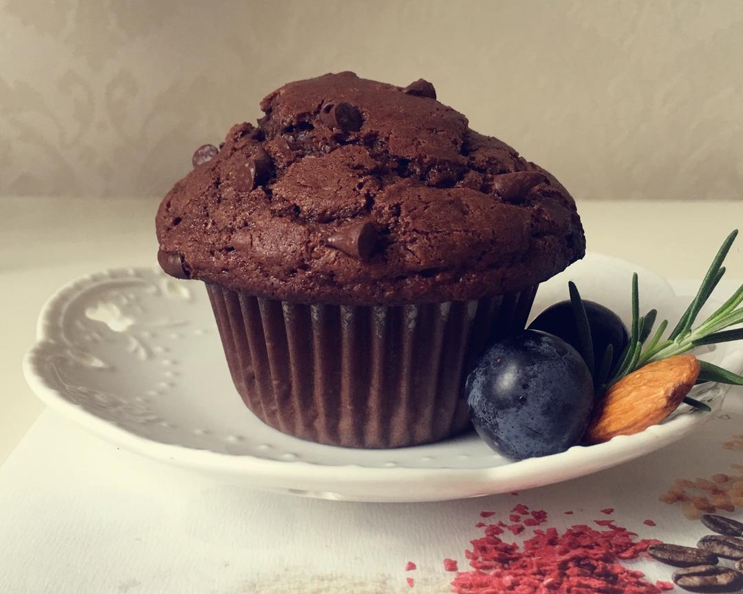 蘑菇头巧克力玛芬