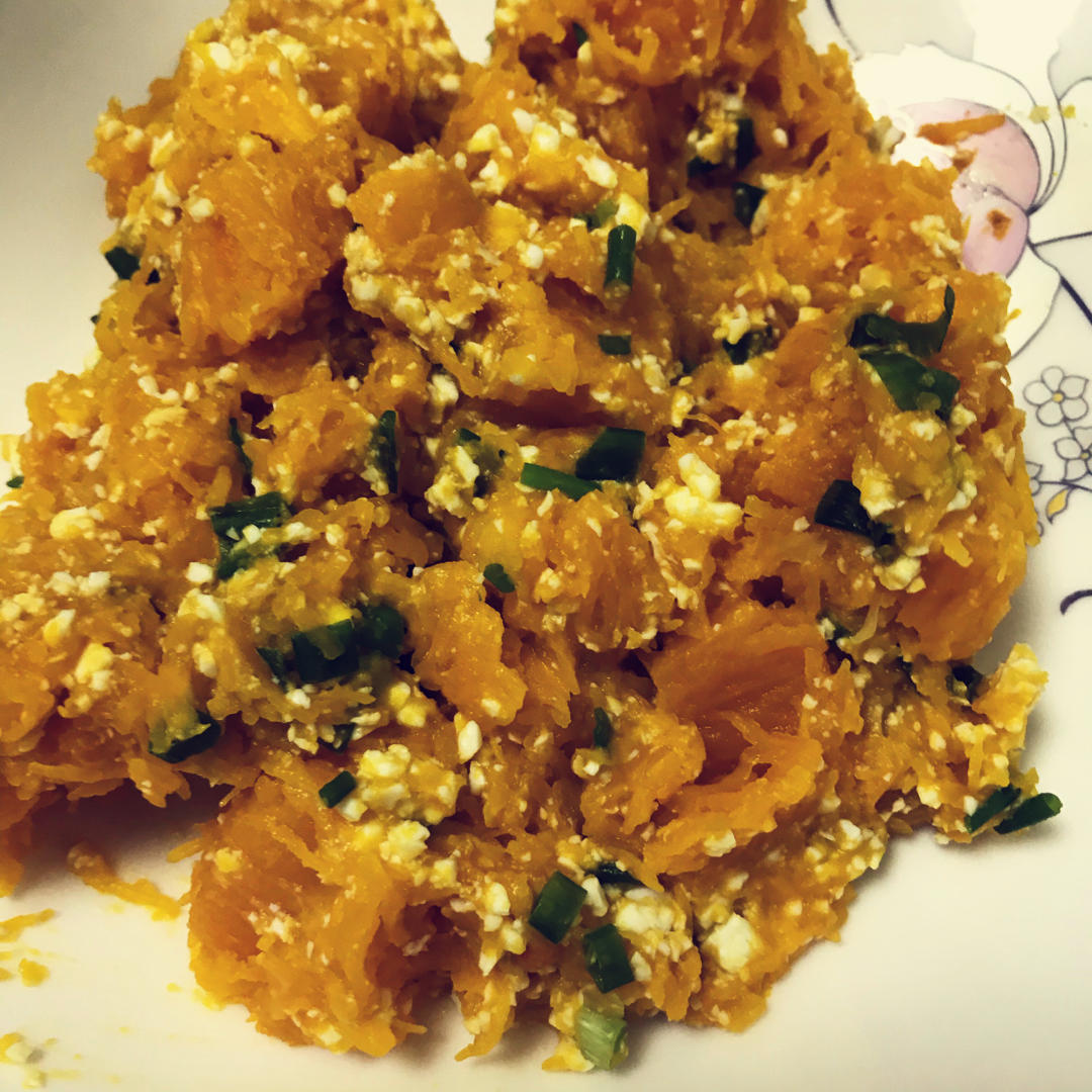 👉🏻不油炸也能做🉐咸蛋黄焗南瓜👈🏻