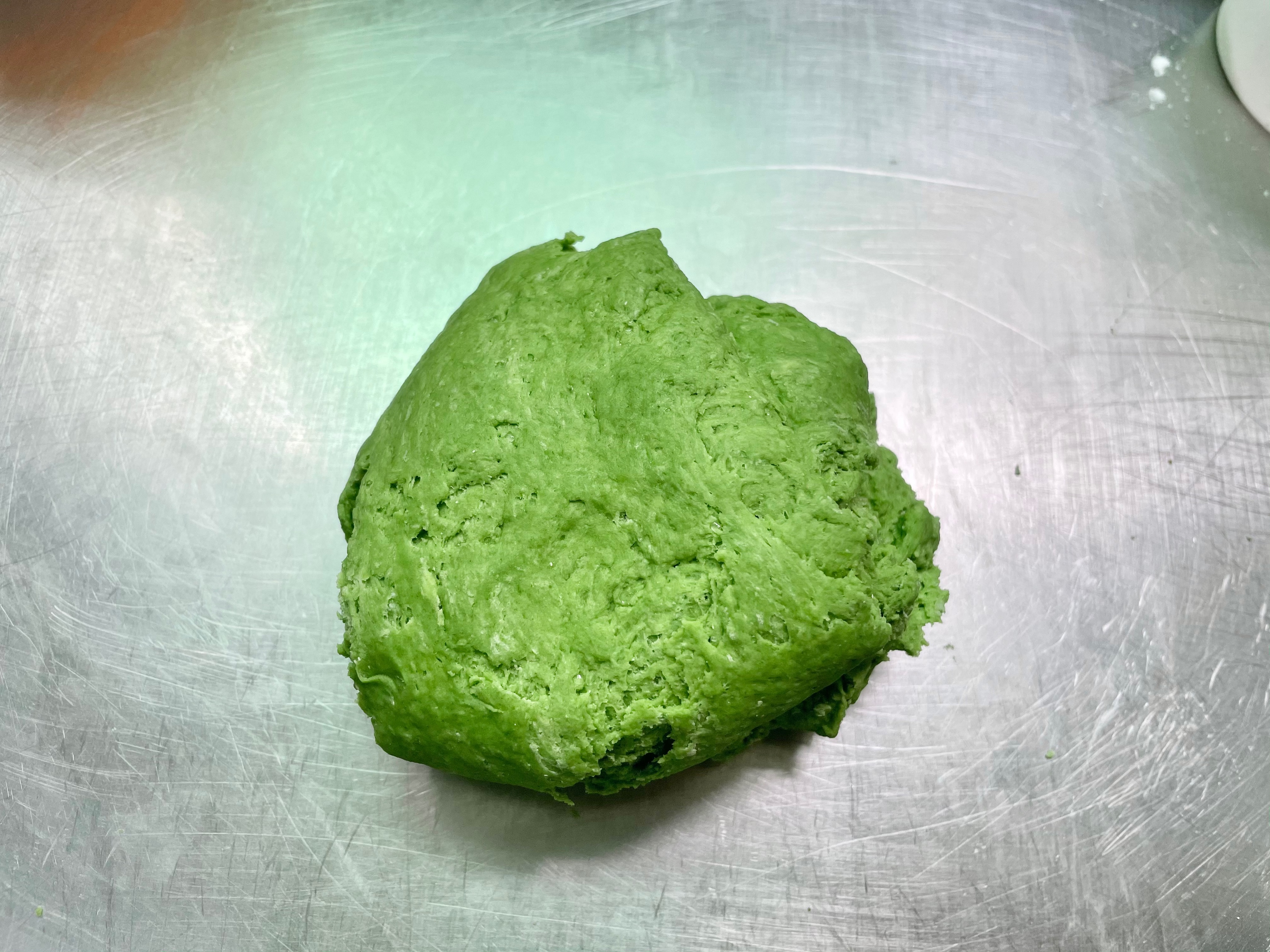 水光肌菠菜馒头的做法 步骤6