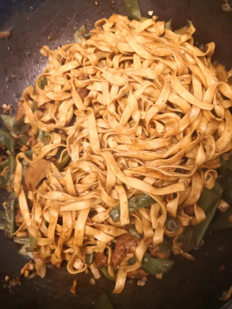 地道老北京扁豆焖面 豆角焖面 太好吃小心吃撑哦