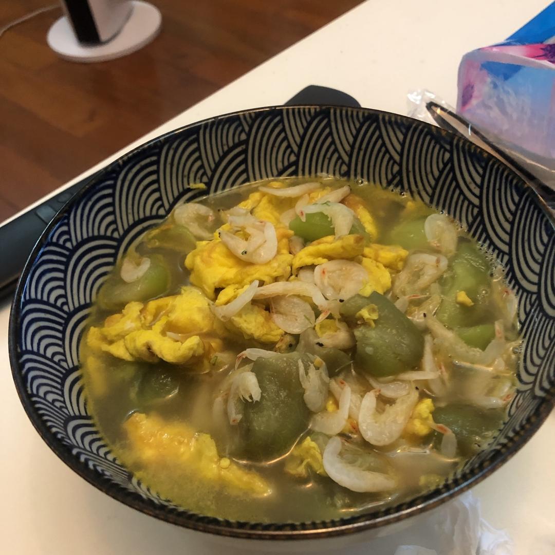 丝瓜炒虾皮