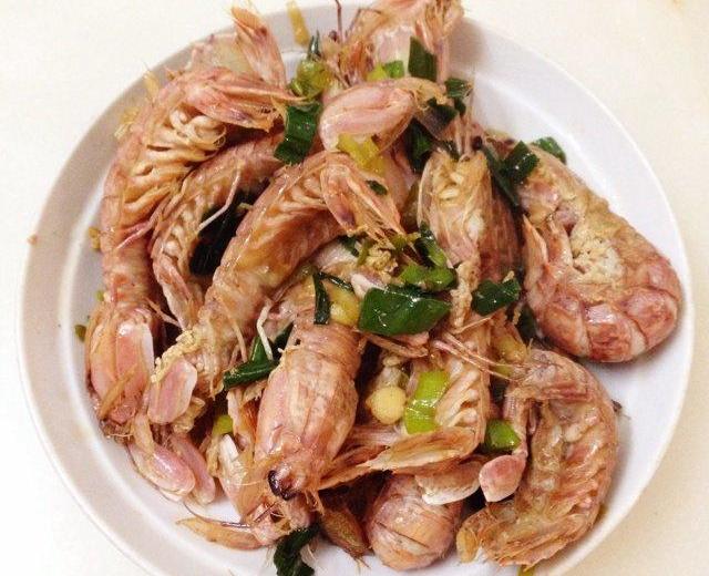 快炒虾蛄（皮皮虾、赖尿虾）的做法