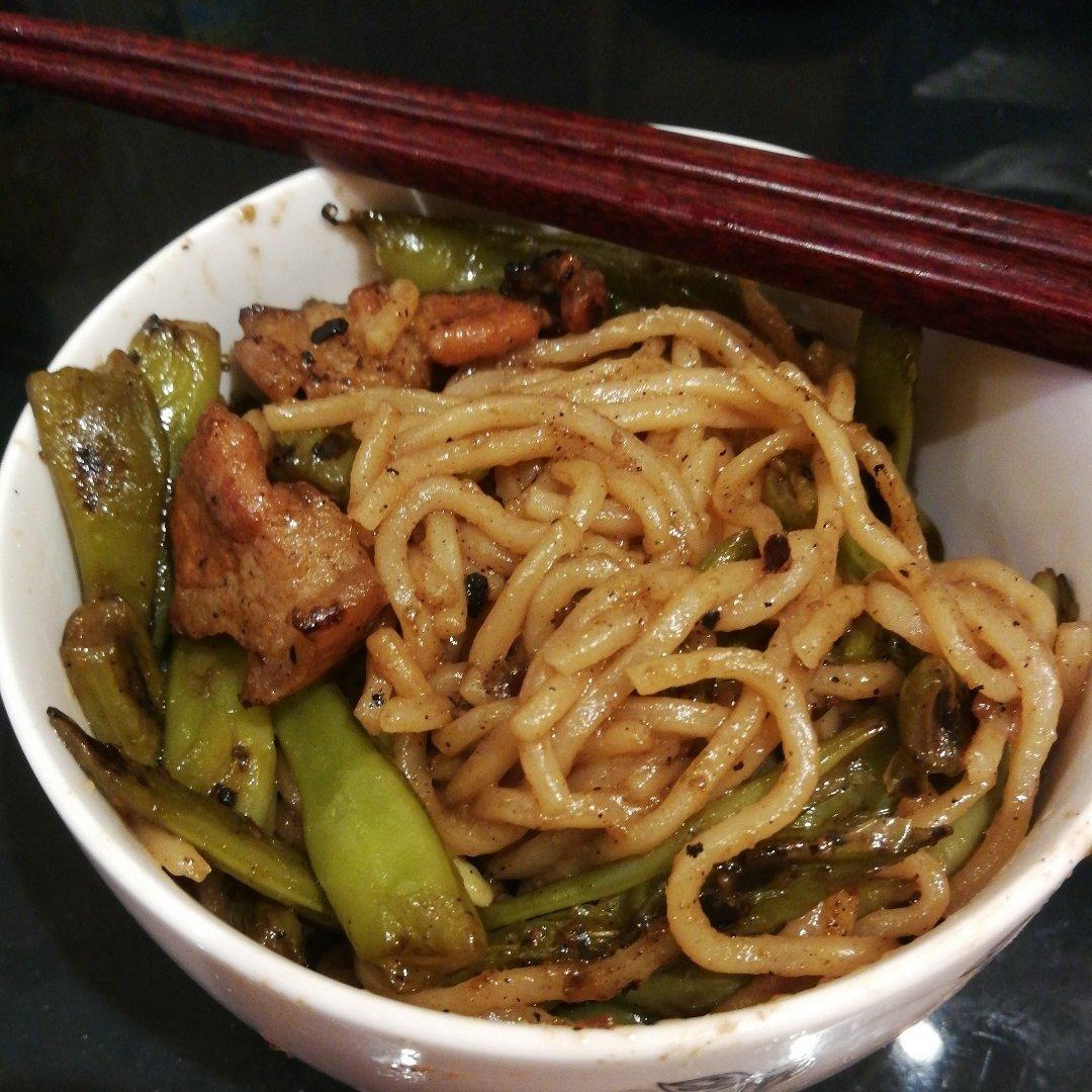 芸豆焖面（附万能的腌肉不老的办法）